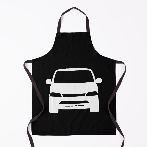 Item preview, Toyota Hiace Van Front View white silhouette designed and sold by EdimDesign.
