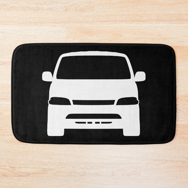 Item preview, Toyota Hiace Van Front View white silhouette designed and sold by EdimDesign.