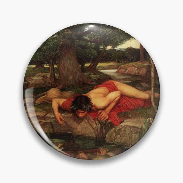 Item preview, Echo And Narcissus by John William Waterhouse designed and sold by AestheticsXarts.