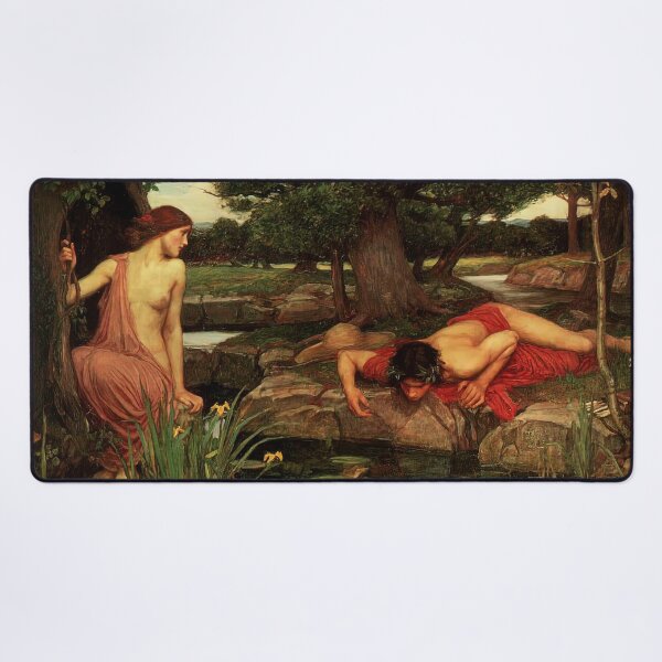 Item preview, Echo And Narcissus by John William Waterhouse designed and sold by AestheticsXarts.