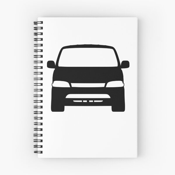 Item preview, Toyota Hiace Van Front View black silhouette designed and sold by EdimDesign.