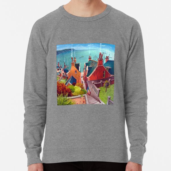 Sea houses. Gardenstown. Lightweight Sweatshirt