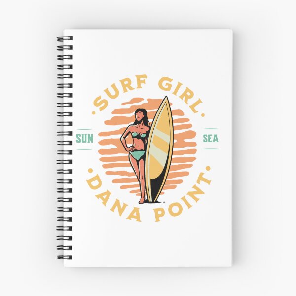 Item preview, Surfer Girl Dana Point California Surfing designed and sold by CattlettArt.