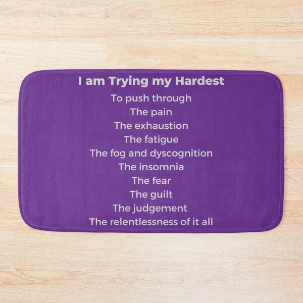 Item preview, I am Trying My Hardest - fibromyalgia Chronic Illness designed and sold by Paulele.