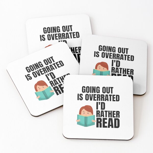 Item preview, Going Outside Is Highly Overrated - I'd Rather Read designed and sold by shmodev.