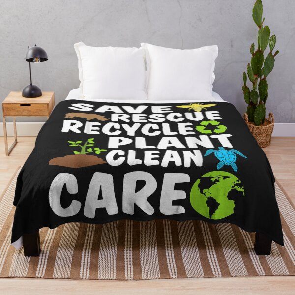Item preview, Save Bees Rescue Animals Recycle Plastic Earth Day Planet designed and sold by JeffreyMCombs.