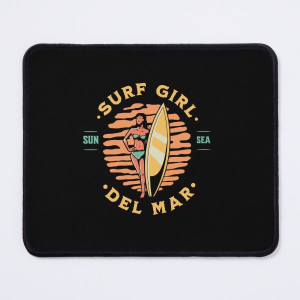 Item preview, Surfer Girl Del Mar California Surfing designed and sold by CattlettArt.