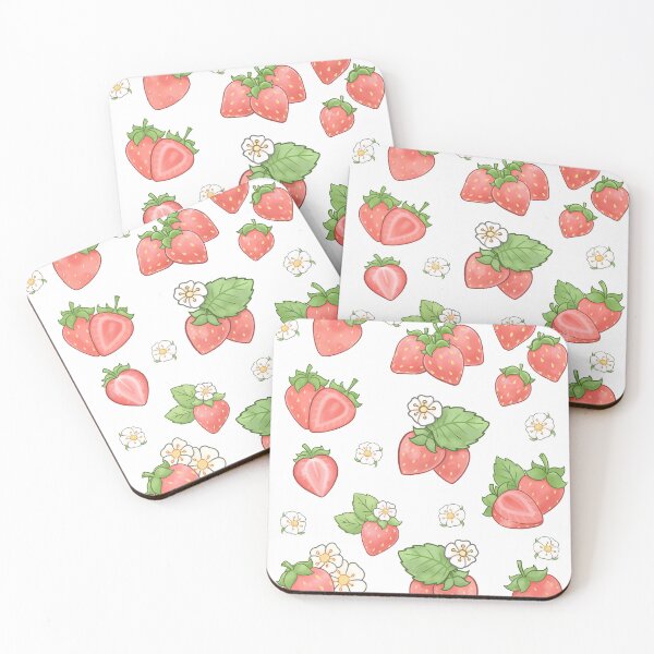 Item preview, Strawberry Pattern Sweet strawberry heart designed and sold by CaitU.