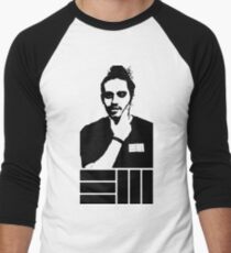 Russ Pondering Men's Baseball ¾ T-Shirt