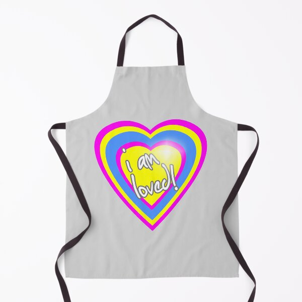 Item preview, Pansexual Heart "I am loved!" LGBTQ designed and sold by elisagavi.