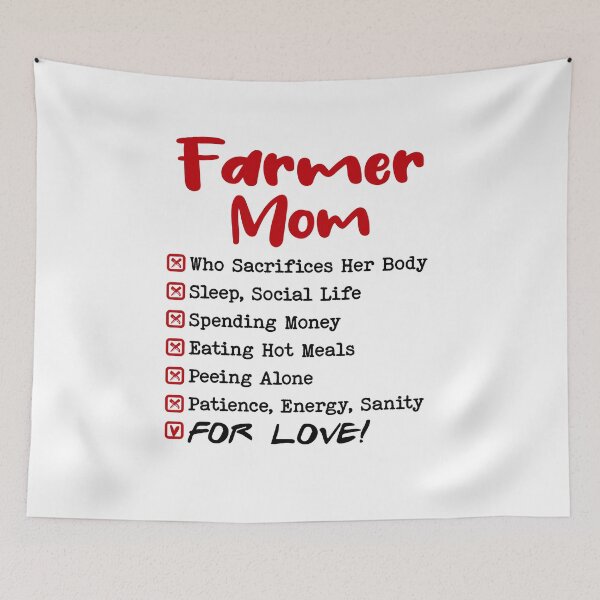 Item preview, Mom Who Sacrifies Everything For Love Mothers Day Birthday Funny Farmer designed and sold by EasyPrintGift.