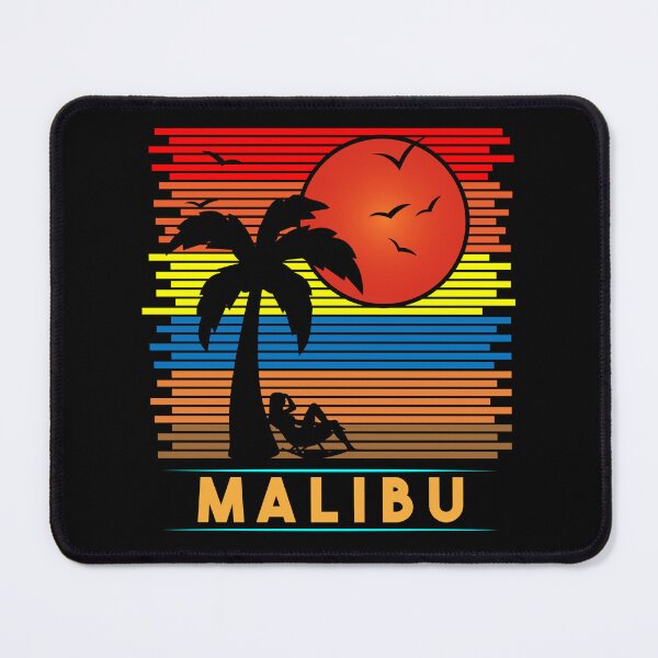 Item preview, Retro Vintage Malibu Beachside Sun Silhouette designed and sold by BrobocopPrime.