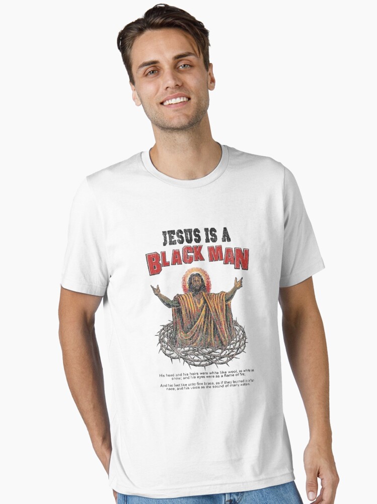トップス 90s Jesus is a Black Man T-shirt size XL Jesus Is A Black Man