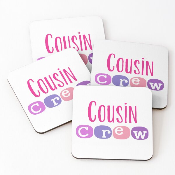 Artikelvorschau, Cousin-Geschenke – Cousin-Crew – Mädchen-Cousinen – Cousin-Trupp – Team-Cousin – Rosa entworfen und verkauft von smooshfaceutd.