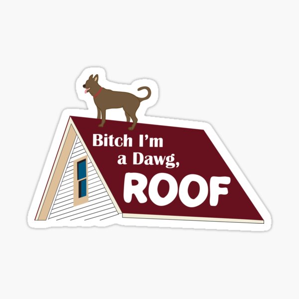 Migos Bitch I'm a Dog, Roof Sticker