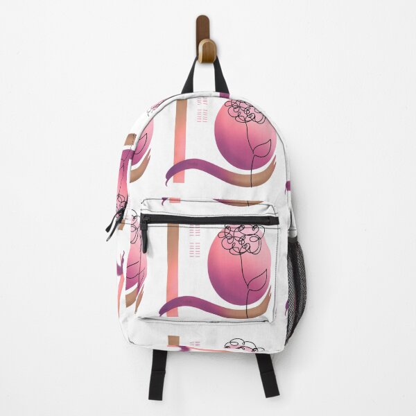Item preview, Pink flower line art designed and sold by MoTekent.
