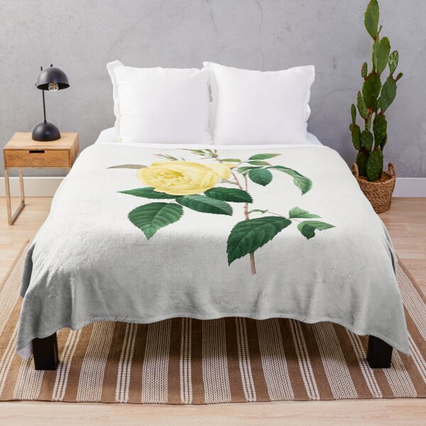 Item preview, Yellow Rose (1759–1840) Vintage Hand Drawn Flower Sketch (Botanical drawing) designed and sold by UsedToBeStatue.