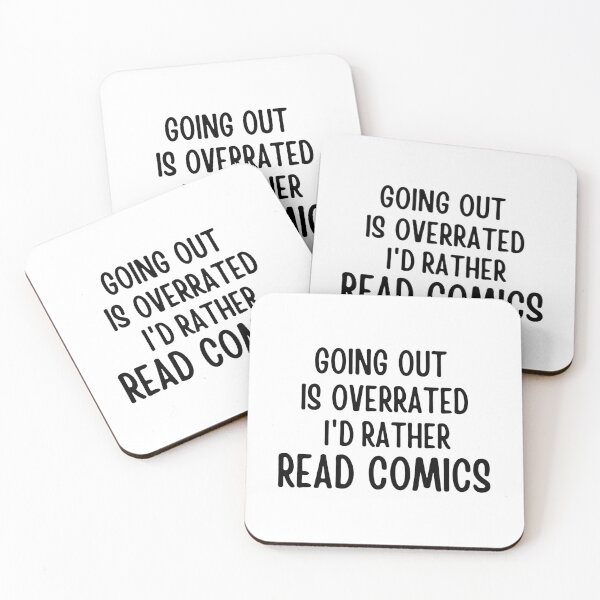 Item preview, Going Outside Is Highly Overrated - I'd Rather Read Comics designed and sold by shmodev.
