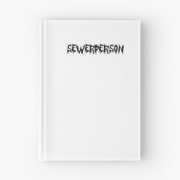 Item preview, sewerperson logo in black designed and sold by SadBoyBoutique.