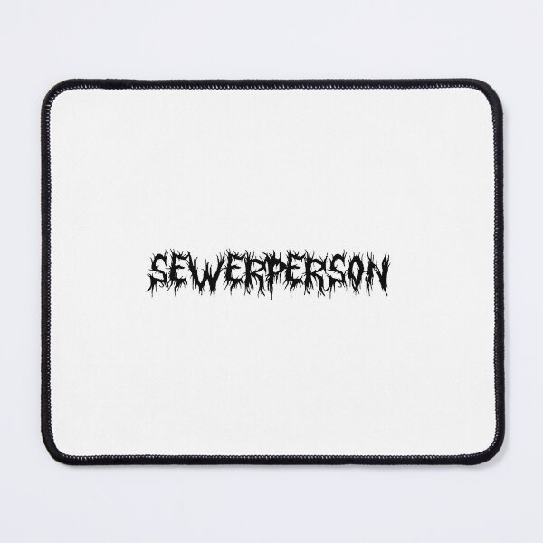Item preview, sewerperson logo in black designed and sold by SadBoyBoutique.