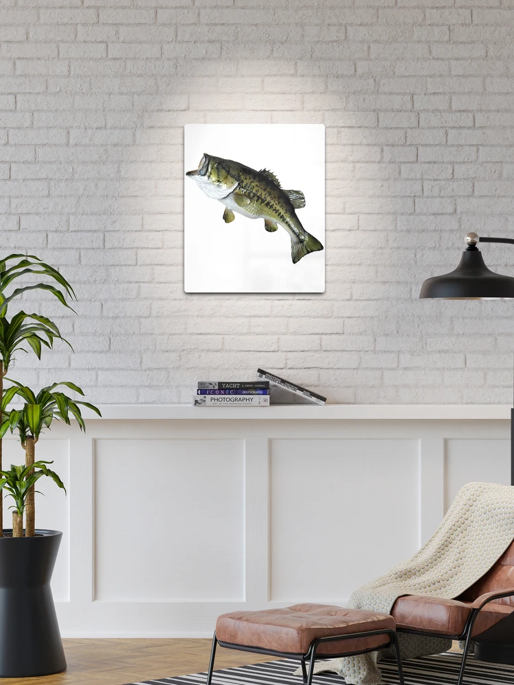 Bass Fishing, Real Largemouth Bass Fish High Quality Bass Fishing Art  Board Print for Sale by YJHDesign