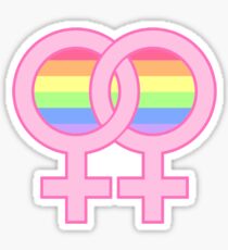 Lesbian Female Symbol Sticker