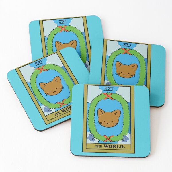 Item preview, TAROT CARDS | THE WORLD. | CAT designed and sold by FalconLifeStore.