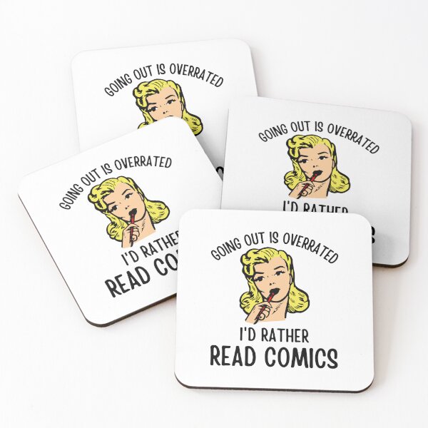 Item preview, Going Outside Is Highly Overrated - I'd Rather Read Comics designed and sold by shmodev.