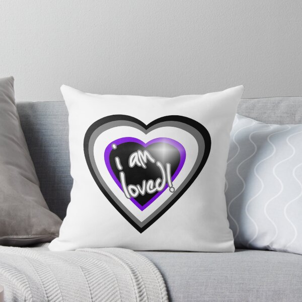 Item preview, Asexual Heart "I am loved!" LGBTQ designed and sold by elisagavi.