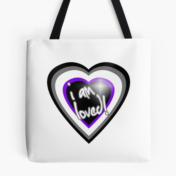 Item preview, Asexual Heart "I am loved!" LGBTQ designed and sold by elisagavi.