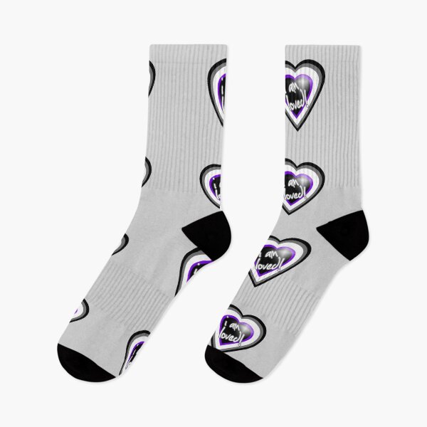 Item preview, Asexual Heart "I am loved!" LGBTQ designed and sold by elisagavi.