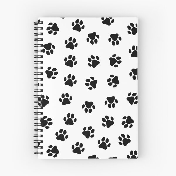 Item preview, Black Dog Paw Print Pattern designed and sold by patterniastudio.