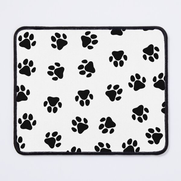 Item preview, Black Dog Paw Print Pattern designed and sold by patterniastudio.
