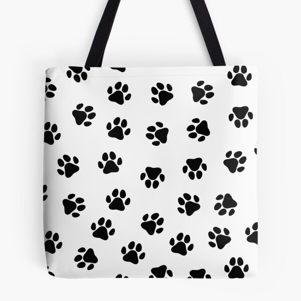 Item preview, Black Dog Paw Print Pattern designed and sold by patterniastudio.