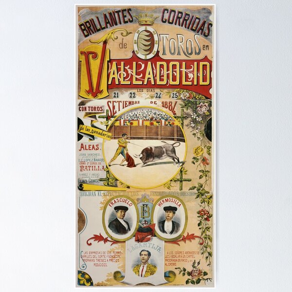 Item preview, VALLADOLID - SPAIN - UNIQUE SPAIN - TRADITIONS - BULLFIGHTING - BULLFIGHTER - BULL FIGHTING - LIZARD designed and sold by acapotevuelto.