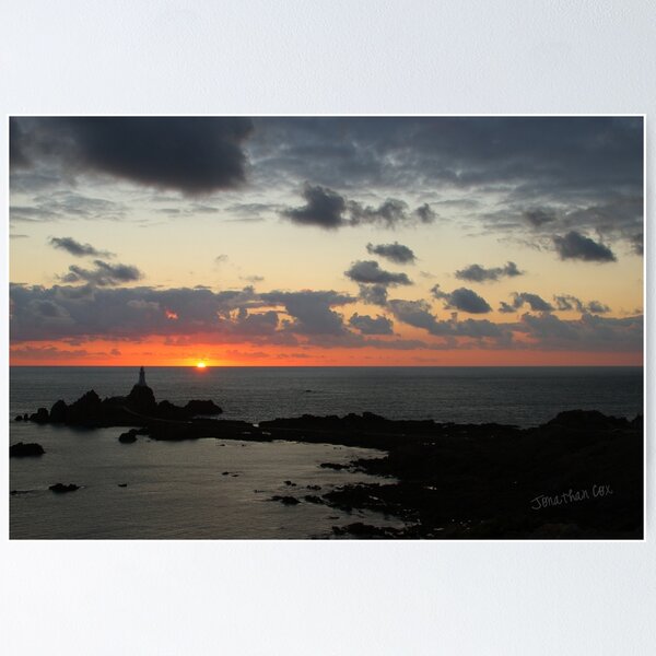 Item preview, La Corbiere Lighthouse Sunset designed and sold by Jondave.