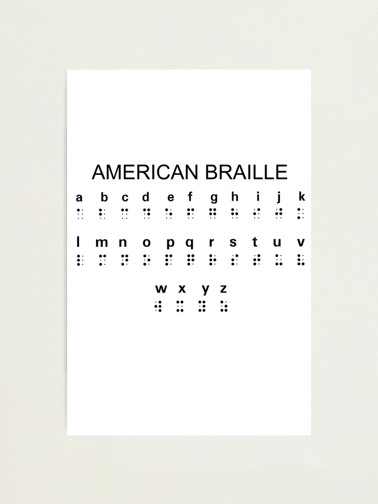 Braille Stickers for Sale - Fine Art America