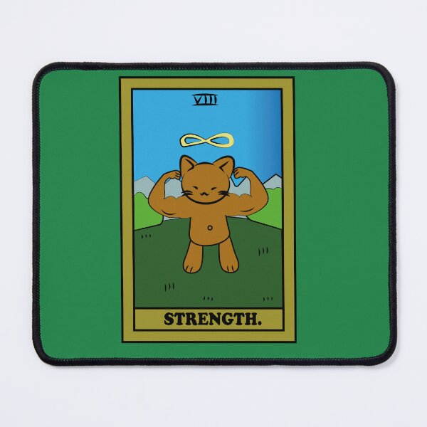 Item preview, TAROT CARDS | STRENGTH. | CAT designed and sold by FalconLifeStore.