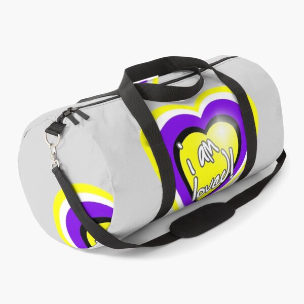 Item preview, Non Binary Heart "I am loved!" LGBTQ designed and sold by elisagavi.