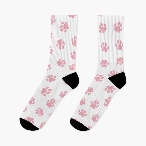 Item preview, Baby pink Dog Paw Print Pattern designed and sold by patterniastudio.
