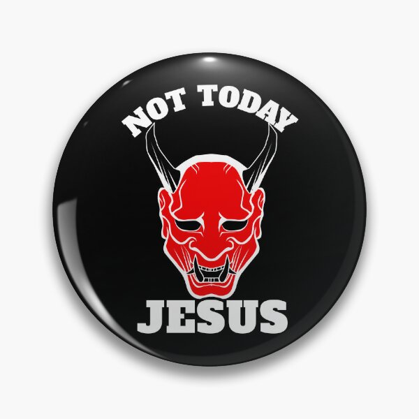 Item preview, Not today Jesus - cool motorcycle helmet design designed and sold by yoshra.
