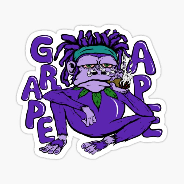Grape Ape Sticker
