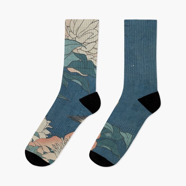 Item preview, Peony And Canary by Hokusai Katsushika designed and sold by AestheticsXarts.