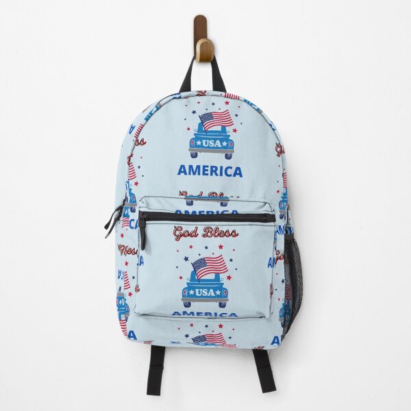 Item preview, God Bless America USA Flag Truck designed and sold by LGMmugsdesign.