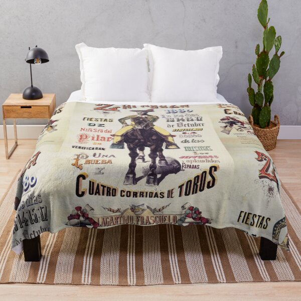 Item preview, ZARAGOZA - BULLFIGHTER - BULLLFIGHTING - SPAIN - TRADITIONS - POSTER - VINTAGE designed and sold by acapotevuelto.