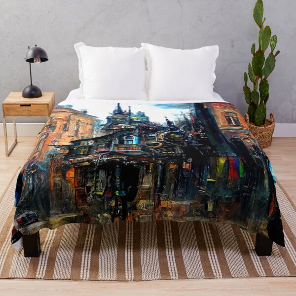 Item preview, Victorian Steampunk City designed and sold by AM FineArtPrints.