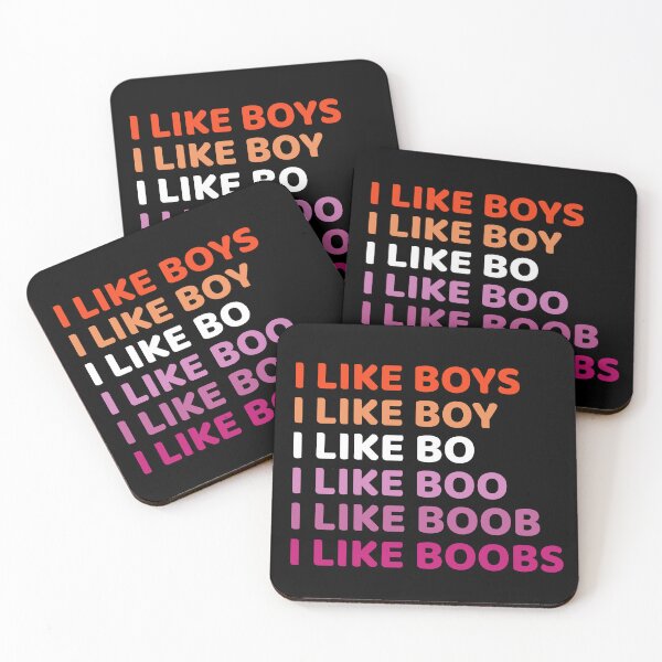 Item preview, I Like Boobs - Lesbian Pride designed and sold by QueerZone0.