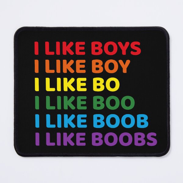 Item preview, I Like Boobs - Lesbian Pride designed and sold by QueerZone0.