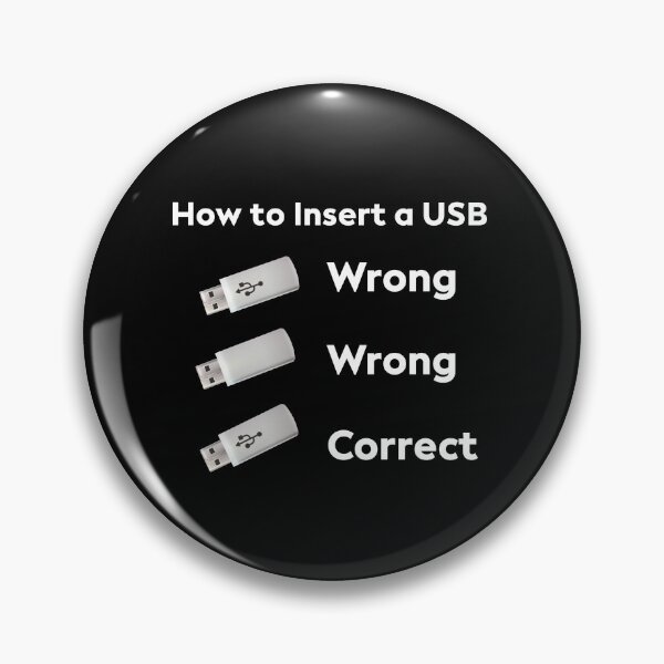 Item preview, How to Insert a USB  wrong wrong correct funny USB paradox  designed and sold by Med ing.