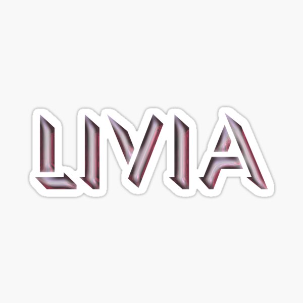 Livia Stickers | Redbubble